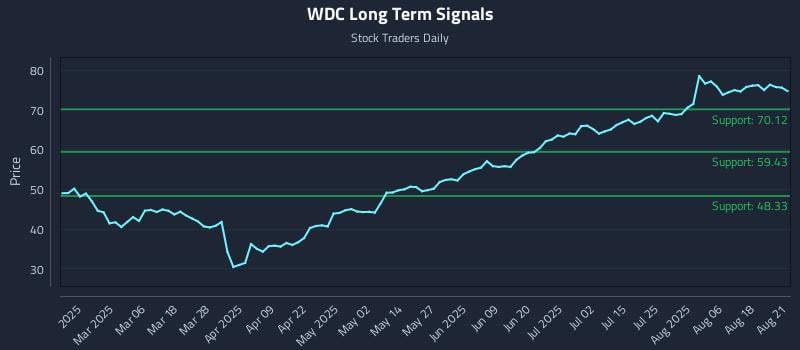 WDC Long Term Analysis for August 21 2025 WDC Long Term Analysis for August 21 2025