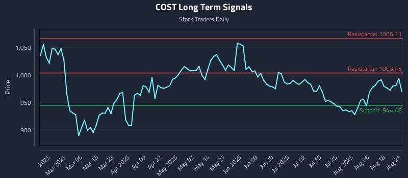 COST Long Term Analysis for August 21 2025 COST Long Term Analysis for August 21 2025
