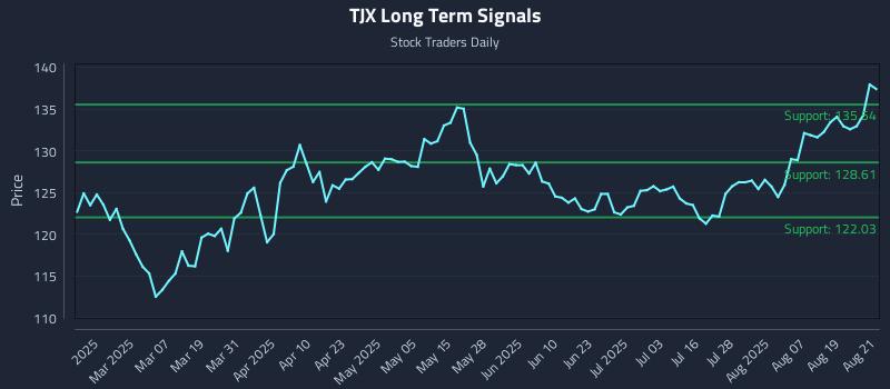 TJX Long Term Analysis for August 22 2025