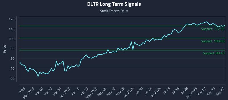 DLTR Long Term Analysis for August 22 2025 DLTR Long Term Analysis for August 22 2025