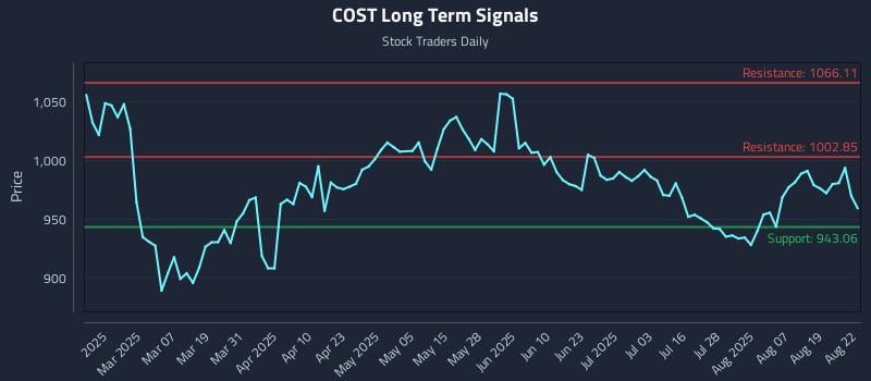 COST Long Term Analysis for August 23 2025 COST Long Term Analysis for August 23 2025
