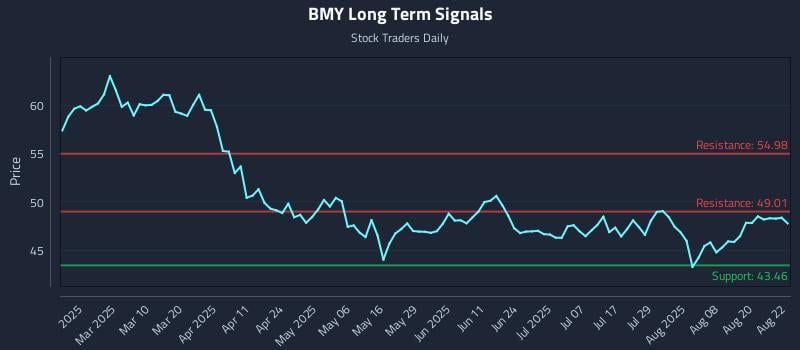 BMY Long Term Analysis for August 25 2025