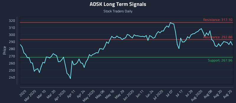 ADSK Long Term Analysis for August 25 2025