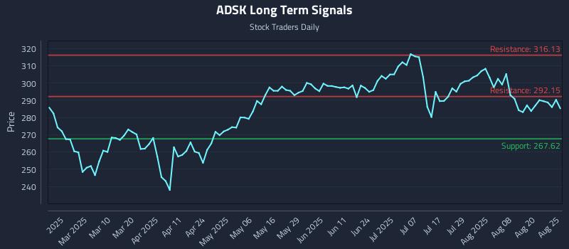 ADSK Long Term Analysis for August 25 2025