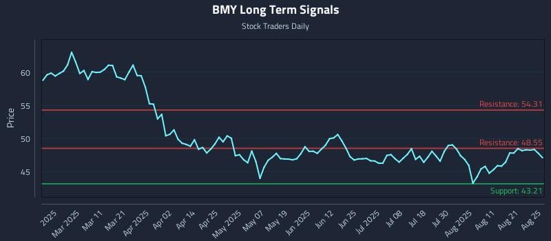 BMY Long Term Analysis for August 26 2025