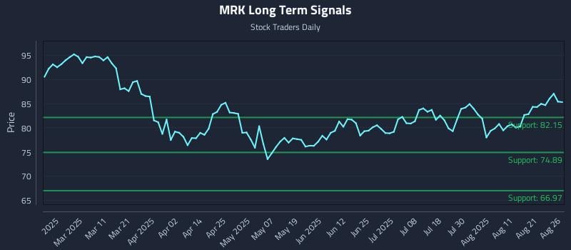 MRK Long Term Analysis for August 26 2025 MRK Long Term Analysis for August 26 2025