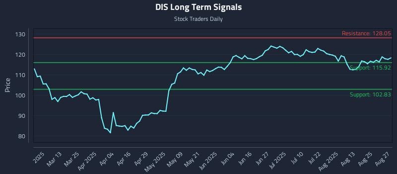 DIS Long Term Analysis for August 28 2025 DIS Long Term Analysis for August 28 2025