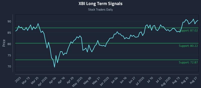 XBI Long Term Analysis for August 28 2025 XBI Long Term Analysis for August 28 2025