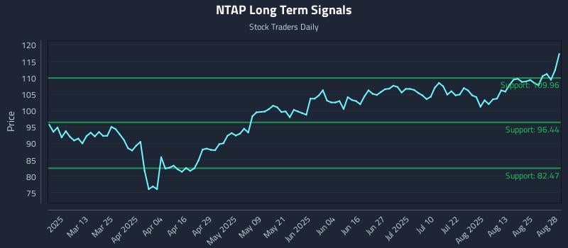 NTAP Long Term Analysis for August 28 2025 NTAP Long Term Analysis for August 28 2025