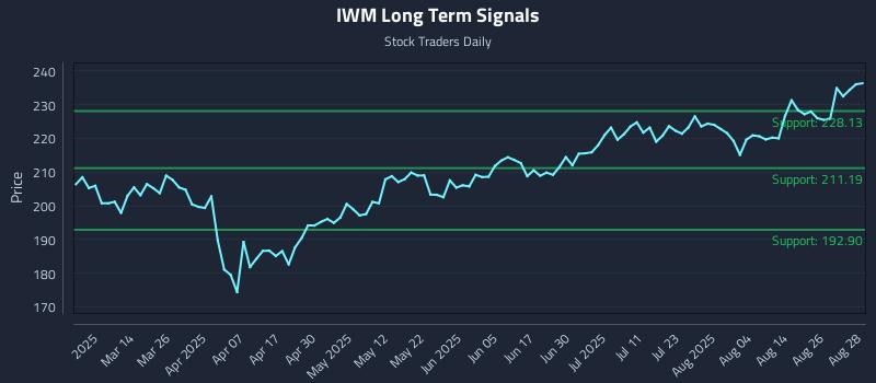 IWM Long Term Analysis for August 29 2025