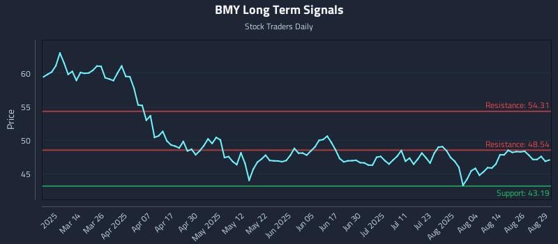 BMY Long Term Analysis for August 29 2025 BMY Long Term Analysis for August 29 2025