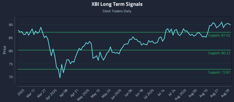 XBI Long Term Analysis for September 2 2025 XBI Long Term Analysis for September 2 2025