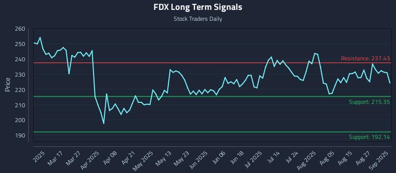 FDX Long Term Analysis for September 2 2025
