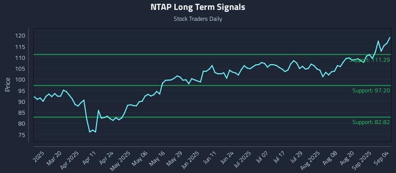 NTAP Long Term Analysis for September 5 2025 NTAP Long Term Analysis for September 5 2025