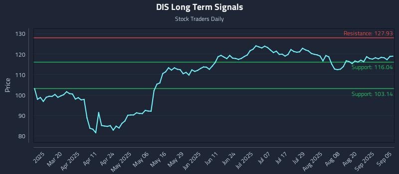 DIS Long Term Analysis for September 5 2025 DIS Long Term Analysis for September 5 2025