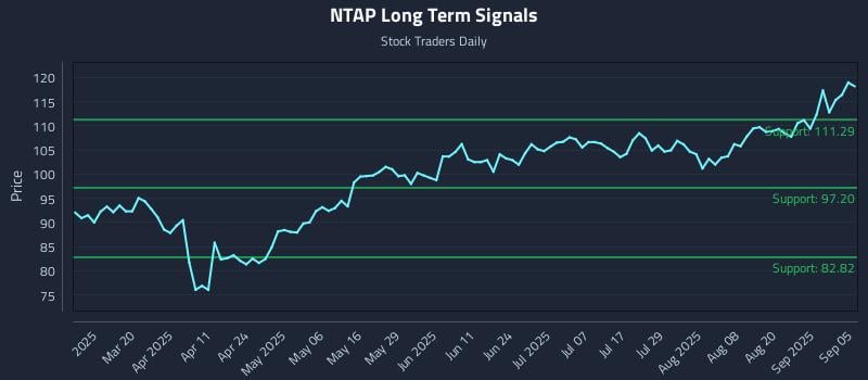 NTAP Long Term Analysis for September 5 2025 NTAP Long Term Analysis for September 5 2025
