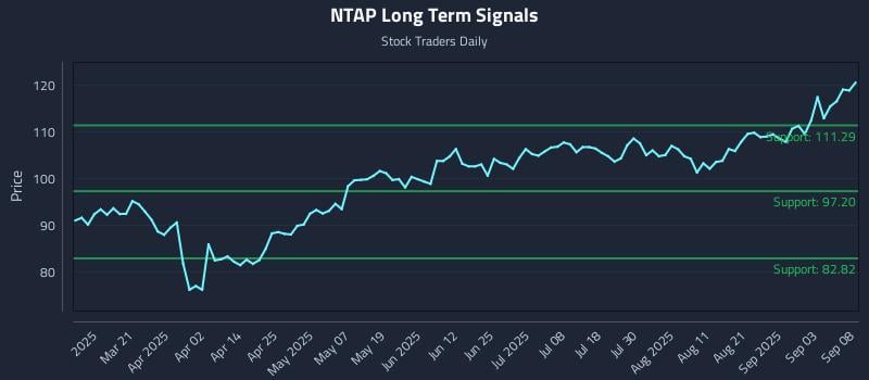 NTAP Long Term Analysis for September 8 2025 NTAP Long Term Analysis for September 8 2025