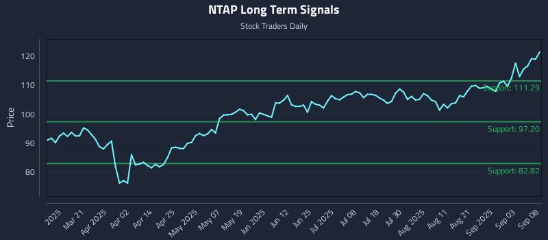 NTAP Long Term Analysis for September 8 2025 NTAP Long Term Analysis for September 8 2025