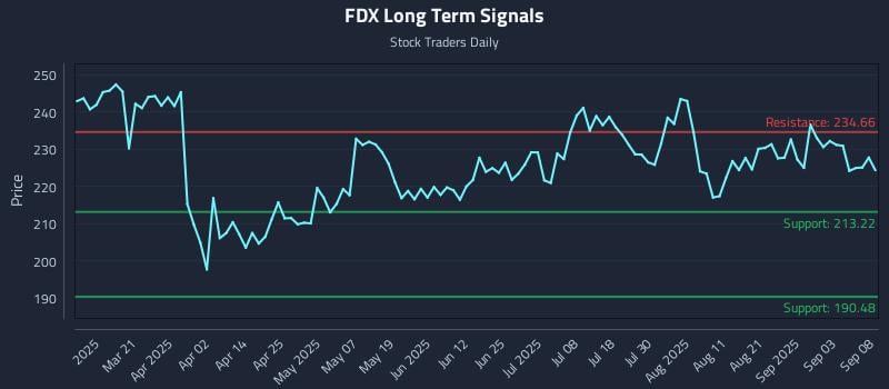 FDX Long Term Analysis for September 8 2025