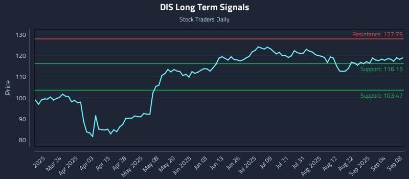 DIS Long Term Analysis for September 9 2025 DIS Long Term Analysis for September 9 2025