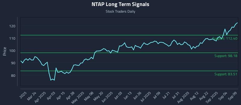 NTAP Long Term Analysis for September 9 2025 NTAP Long Term Analysis for September 9 2025
