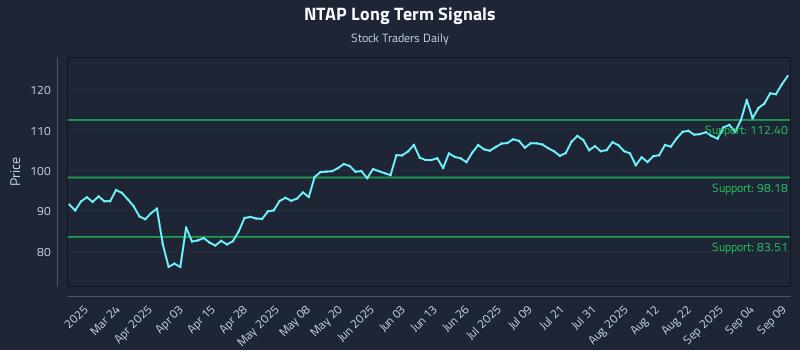 NTAP Long Term Analysis for September 9 2025 NTAP Long Term Analysis for September 9 2025
