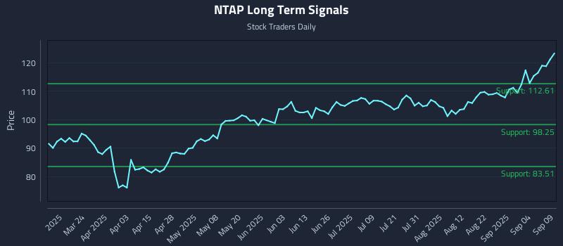 NTAP Long Term Analysis for September 9 2025 NTAP Long Term Analysis for September 9 2025