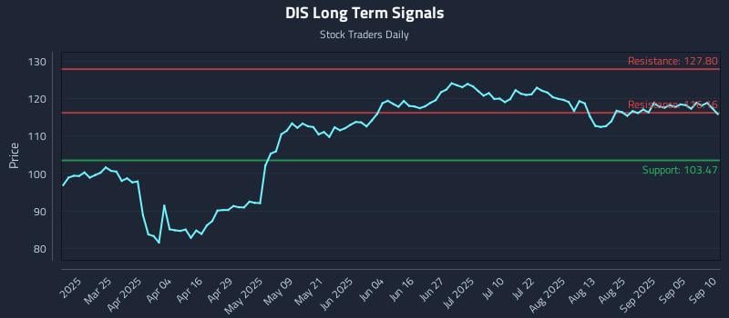 DIS Long Term Analysis for September 10 2025