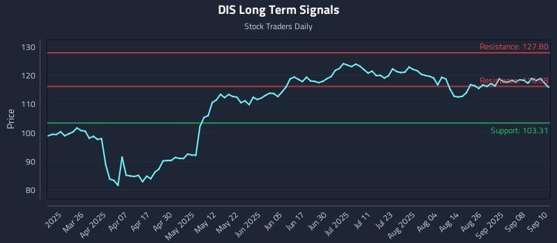DIS Long Term Analysis for September 11 2025