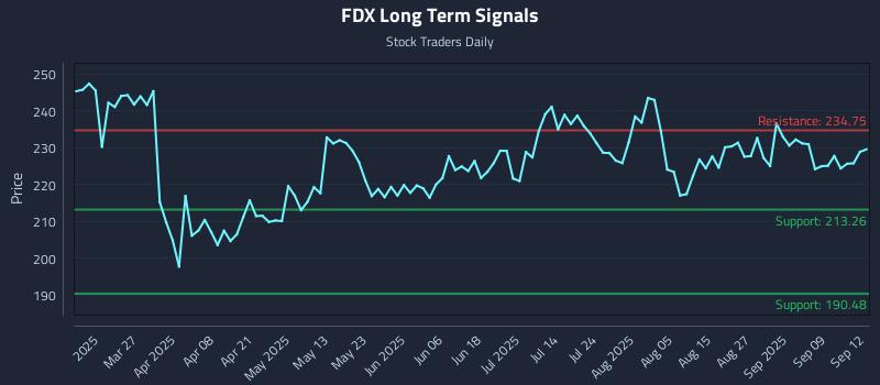 FDX Long Term Analysis for September 13 2025