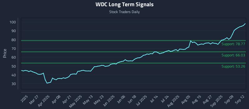 WDC Long Term Analysis for September 13 2025 WDC Long Term Analysis for September 13 2025