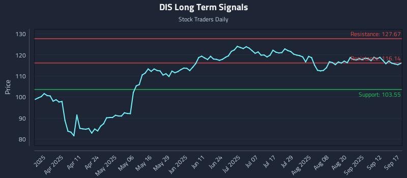 DIS Long Term Analysis for September 17 2025