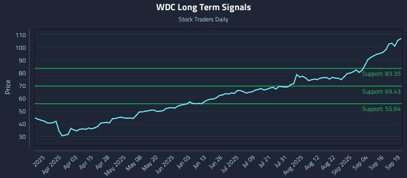 WDC Long Term Analysis for September 21 2025