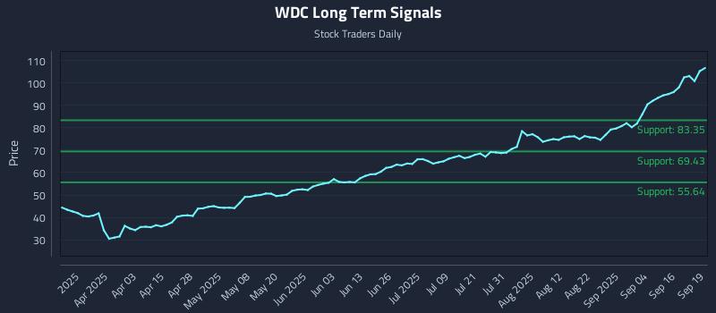 WDC Long Term Analysis for September 21 2025