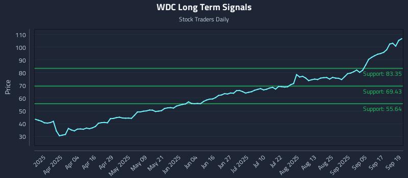 WDC Long Term Analysis for September 22 2025