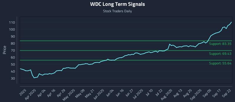 WDC Long Term Analysis for September 22 2025