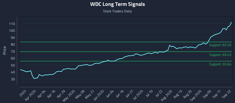 WDC Long Term Analysis for September 22 2025