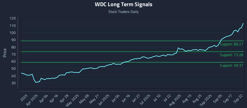 WDC Long Term Analysis for September 22 2025