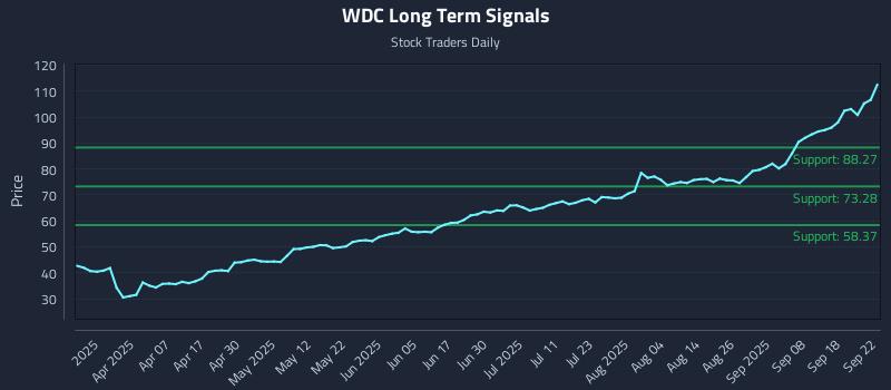 WDC Long Term Analysis for September 23 2025