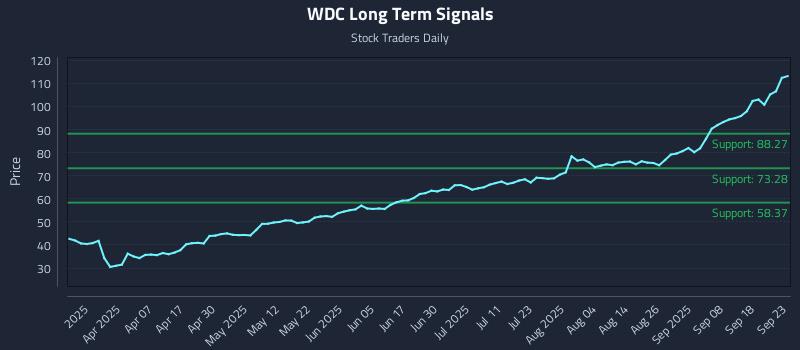 WDC Long Term Analysis for September 23 2025