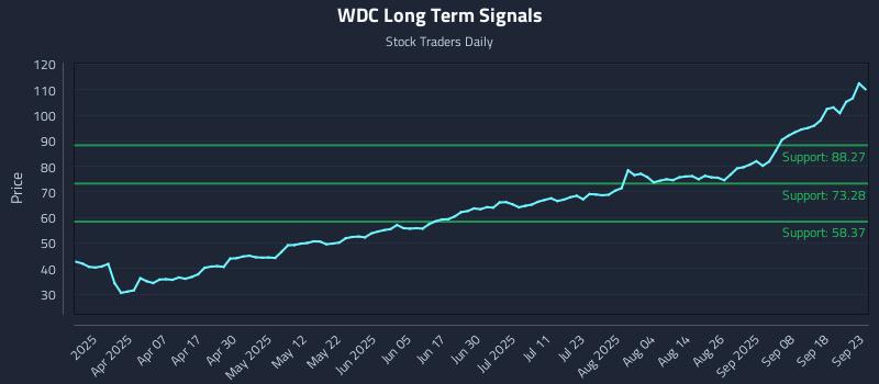 WDC Long Term Analysis for September 23 2025