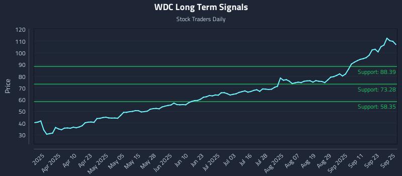 WDC Long Term Analysis for September 26 2025