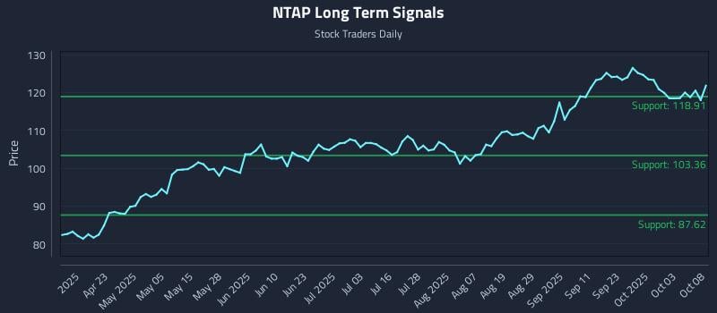 NTAP Long Term Analysis for October 8 2025 NTAP Long Term Analysis for October 8 2025