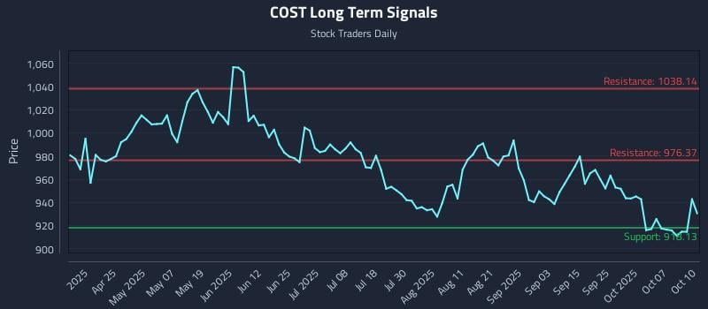 COST Long Term Analysis for October 11 2025