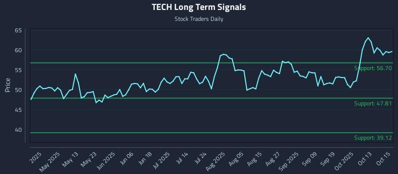 TECH Long Term Analysis for October 16 2025
