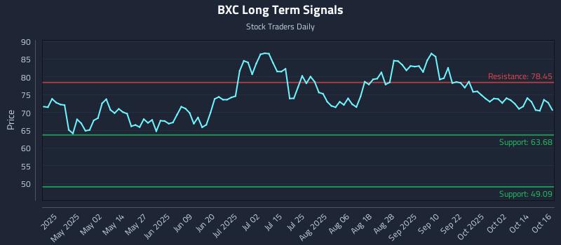 BXC Long Term Analysis for October 17 2025 BXC Long Term Analysis for October 17 2025