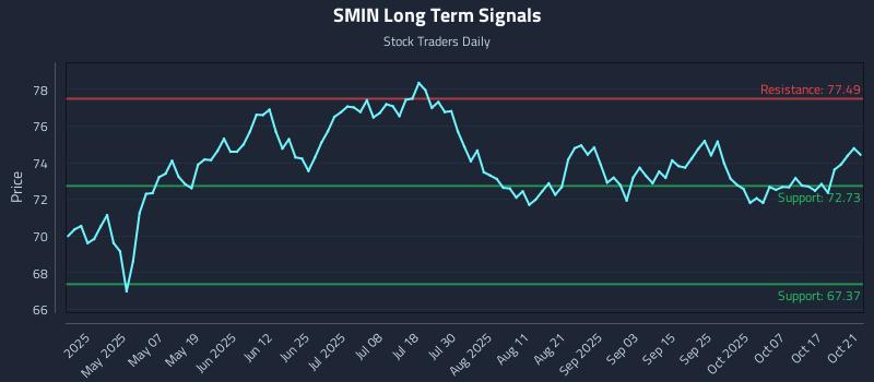 SMIN Long Term Analysis for October 22 2025