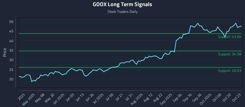 GOOX Long Term Analysis for October 23 2025