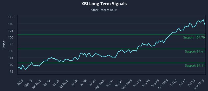 XBI Long Term Analysis for November 3 2025