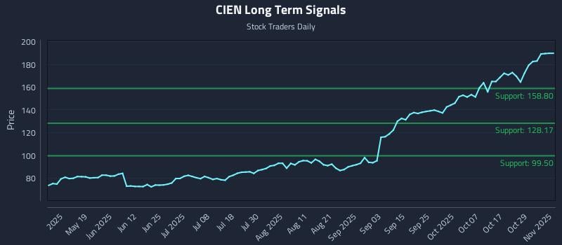 CIEN Long Term Analysis for November 3 2025